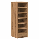 Scarpiera Rovere Artigianale 32x35x92 cm in Legno Multistrato