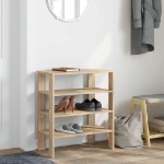 Scarpiera Rovere Sonoma 61x32x70 cm in Legno Multistrato