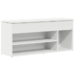 Scarpiera Bianca 102x30,5x45 cm in Legno Multistrato
