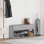 Scarpiera Grigio Sonoma 102x30,5x45 cm in Legno Multistrato