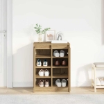 Scarpiera Rovere Artigianale 57x34x76 cm in Legno Multistrato