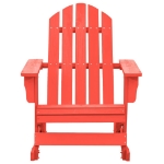Sedia Giardino Adirondack in Legno Massello di Abete Rossa