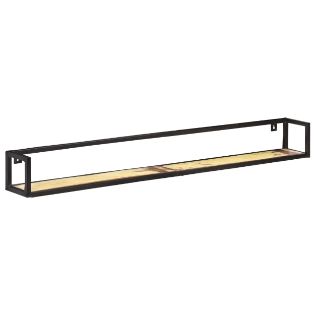 Mensole a Muro 2 pz 160 cm in Legno Massello di Recupero